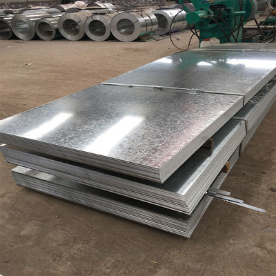 Hot Dip Galvanized Sheet Metal 4x10 4x8 Thickness 0.5mm 1mm 1.5mm Zinc Coated Steel Sheet