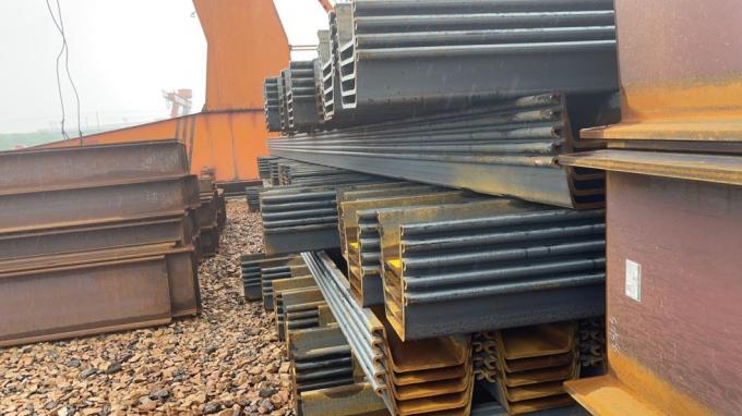 ASTM A328 Q345b Steel Sheet Pile Type 2 Sy295/Sy390 Hot Rolled Steel Sheet Piles